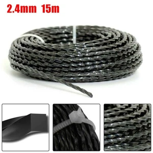Trimmer Line Heavy Duty Garden Grass Wire 2.4mm Cord 15 Meters Trimmer Line - Picture 1 of 9