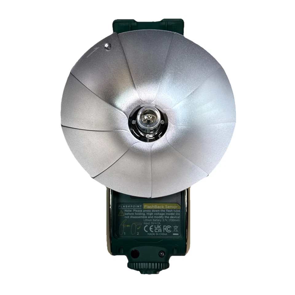 Flashpoint FlashBack Senior On-Camera Flash, Green. Tested - Image 1 of 4