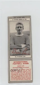 1967 Ty-phoo International Football Stars Denis Law #15 - Picture 1 of 3