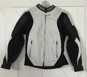 Sedici Women's Size 6 Motorcycle Jacket Black and White Extra Padding - Picture 1 of 5