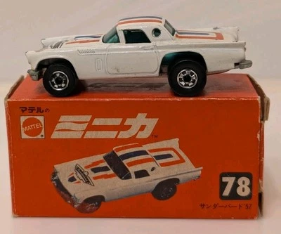 Japanese Redbox Hot Wheels Mattel Minica #78 Thunderbird '57  - Image 1 of 4