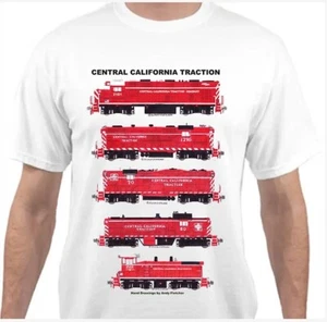 Camiseta Central California Traction Locomotives Railroad de Andy Fletcher - Imagen 1 de 1