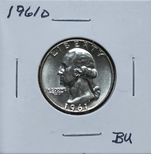 1961D BU  Washington Quarter 4030LPC - Picture 1 of 4