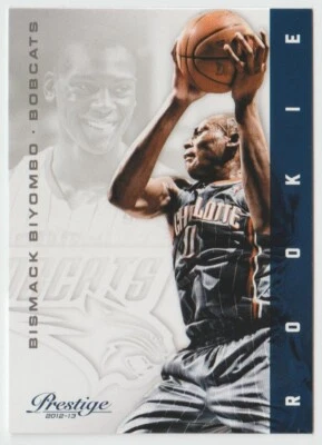 2012-13 Prestige Basketball #174 Bismack Biyombo RC - Charlotte Bobcats - Image 1 of 2
