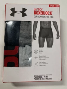 Under Armour UA Tech 3 Inch Boxerjock - Gray - Static Gray - 4XL - NWT - Picture 1 of 3