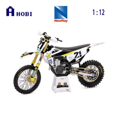 New Ray 1:12 Scale Jason Anderson Rockstar Racing 2020 Diecast Motorcycle Model - Image 1 of 2