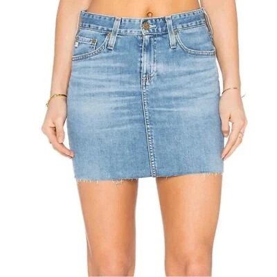 Minifalda Ag Jeans Adriano Goldschmied 26 The Sandy dobladillo crudo Foto 1 de 4