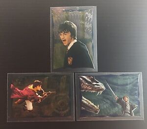 2022 Panini Harry Potter/Chamber of Secrets Stickers Harry Potter 3 Card Lot