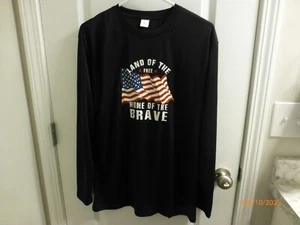 Herren Langarm Strickshirt Large Schwarz - Bild 1 von 2