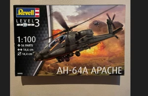 Revell 04985 AH-64A APACHE 1:100  OVP - Bild 1 von 1