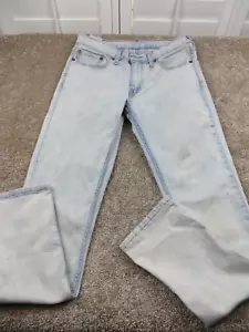 Levis 511 Jean Lightwash Bleach Style stretch 32 X 32 Grunge - Picture 1 of 13