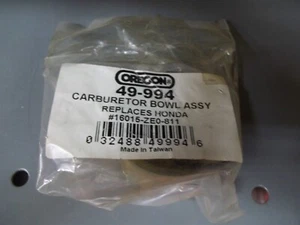 OREGON NOS CARBURETOR BOWL REPL HONDA 16015ZE0811 SOME GX160-200 49-994 - Picture 1 of 2