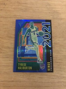 2020 Flux TYRESE HALIBURTON Rookie Blue /99 Freshman Year - Indiana Pacers