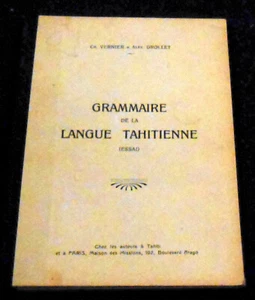 Grammaire de la Langue Tahitienne - Picture 1 of 1