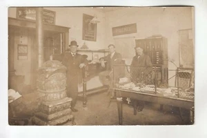 Real Photo Postcard Pot Belly Stove in a Hotel Store Post Office pmkd Webster SD - Picture 1 of 1