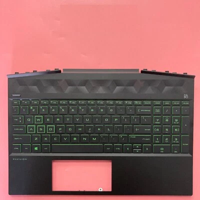 Top Cover For HP Pavilion 15-DK 15T-DK Palmrest w/ Backlit Keyboard L57593-001 - Image 1 of 2