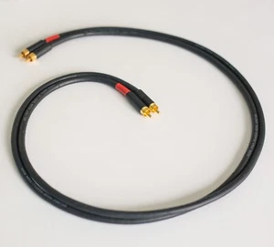 Belden 8428 (8402) with Switchcraft 3502ABAU HighEnd RCA Interconnect Cable Pair - Picture 1 of 1