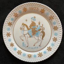 4th Spode China Christmas Plate 1973 Decorative We Three Kings of Orient Are