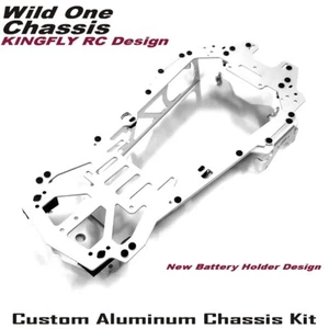 Custom Aluminum Chassis kit for TAMIYA Wild one /BLOCKHEAD MOTORS Chassis - Picture 1 of 9