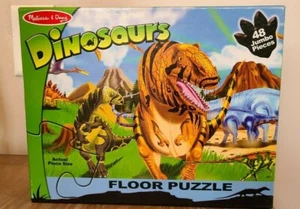 Melissa & Doug Land of Dinosaurs Floor Puzzle 48 pc - Picture 1 of 2
