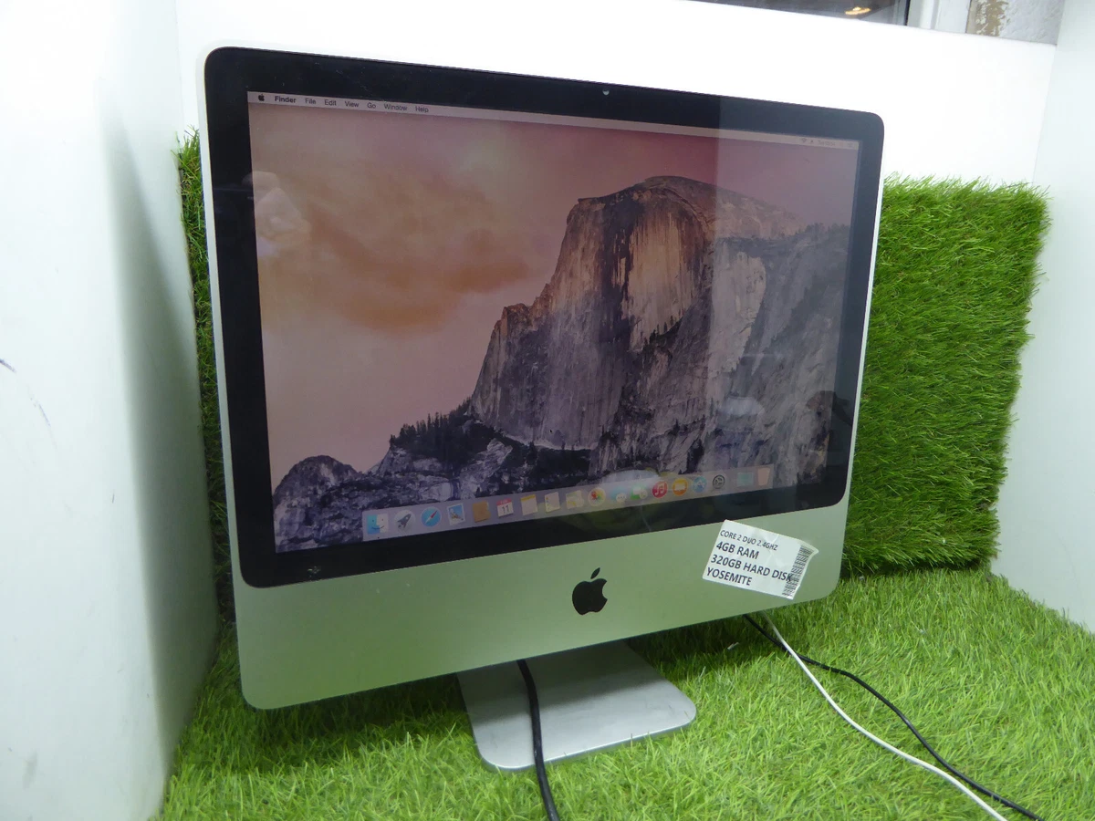 Mac OS X 10.10, Yosemite Intel Core 2 Duo 4 GB RAM Apple Desktops