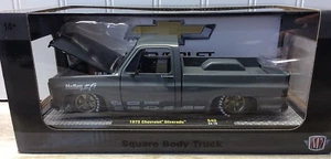 2024 M2 1975 Chevy Silverado Square body S40 23-18 Grey Holly EFI 1:24 New - Picture 1 of 5