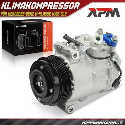 Compressore Aria Condizionata Climatizzatore Ø110 Per MERCEDES-BENZ Classe M W166 GLE - Immagine 1 di 4
