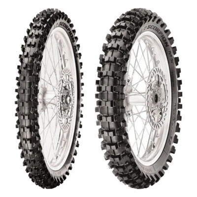 COPPIA GOMME PIRELLI 70/100-19 42M + 90/100-16 51M SCORPION MX32 MID SOFT