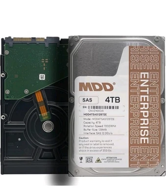 MDD MAXDIGITALDATA 4TB 7200RPM 128MB Cache SAS 12Gb/s 3.5inch Internal Ent HD - Image 1 of 4