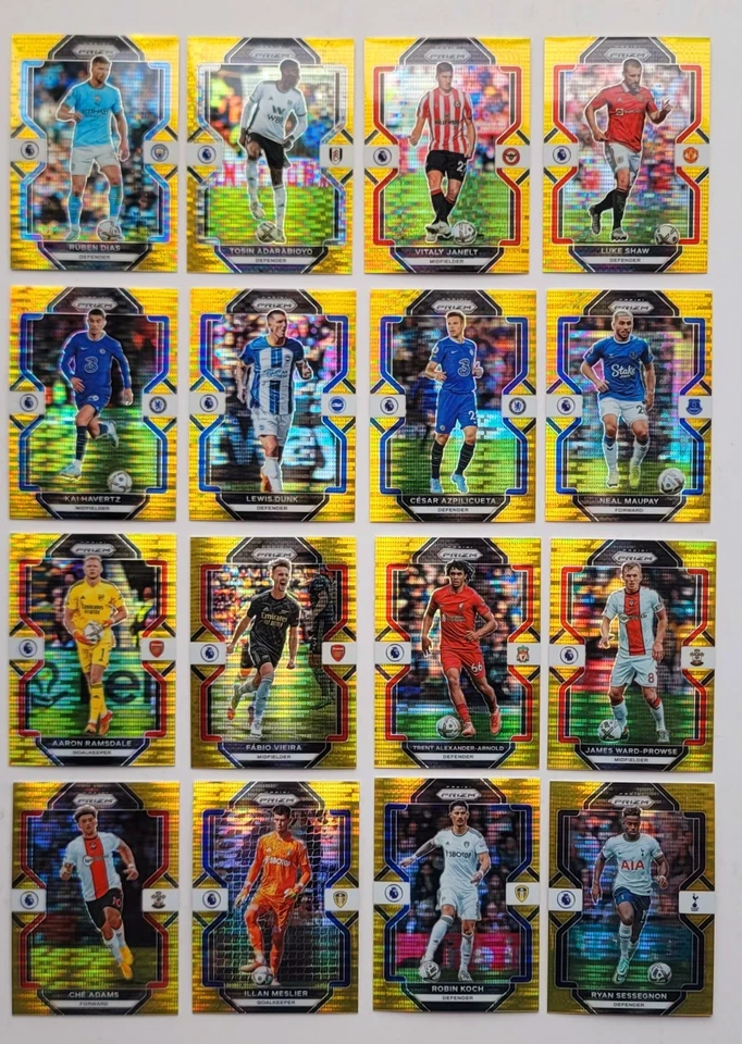 2022-23 Panini Prizm Premier League Base Prizms Gold Pulsar /10 - singles - Image 1 of 1