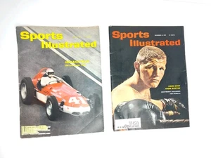 2 revistas de boxeo vintage 1961 Sports Illustrated Indianápolis 500 Tom McNeely  - Imagen 1 de 11