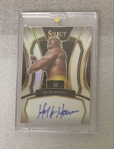 Tarjeta autógrafa Panini Select Hulk Hogan 2024 – Leyenda de la WWE, PATIO, automática - Imagen 1 de 8