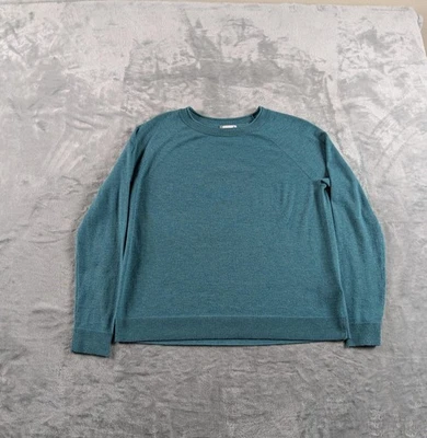Smartwool Sweater Women Medium Edgewood Merino Wool Blend Crewneck Pullover READ - Image 1 of 4