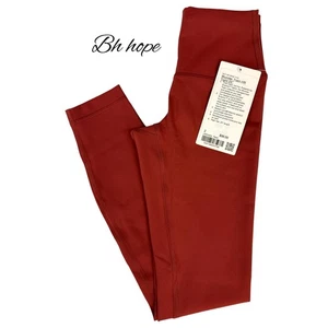lululemon Wunder Train High-Rise Tight 25" Terra Orange. Scegli la tua taglia. Nuovo con etichetta - Foto 1 di 7