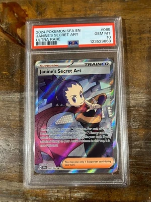 POKEMON 2024 Shrouded Fable Ultra Rare JANINE'S SECRET ART Trainer #088 PSA 10 - Image 1 of 2