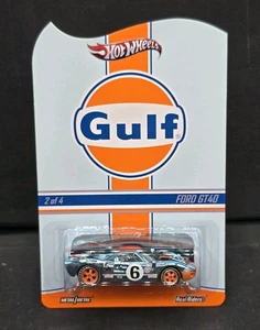 2013 Hot Wheels Gulf Ford GT40 Collectors Red Line Club RLC #2957/04000 NEW - Picture 1 of 12