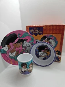 Neu 1996 Disney Glöckner von Notre Dame Esmeralda Geschirr 3-teiliges Set - Bild 1 von 12