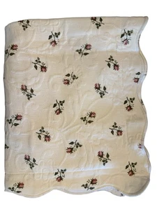 Colchas Domingos Portugal Matelasse Floral Sham 1 King 1 Standard Cottage Chic - Bild 1 von 7