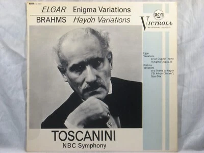 Elgar/Brahms - Enigma/Haydn Variations - Toscanini, NBC Symphony - RCA VIC 1001 - Image 1 of 4