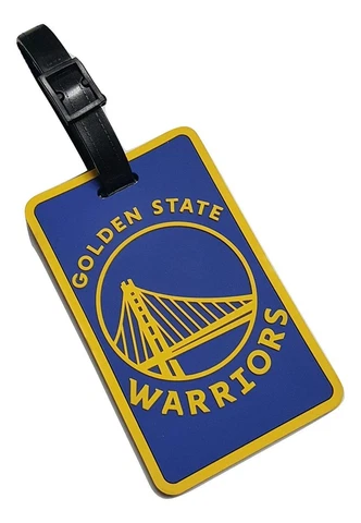Golden State Warriors Rubber Bag Tag, NBA Licensed Luggage Tag Cover