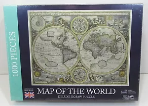 Map of The World Deluxe Jigsaw Puzzle 1000 Pcs New Royal Museums Greenwich BNIB - Picture 1 of 3