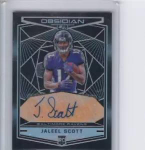 JALEEL SCOTT '18 PANINI OBSIDIANA NEGRO AUTÓGRAFO NOVATO #15/50 - ¡CONSIGUE ESTE AHORA! - Imagen 1 de 13