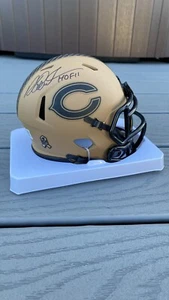 Richard Dent Autographed/ Signed Salute To Service Mini Helmet w/ Beckett COA - Picture 1 of 2