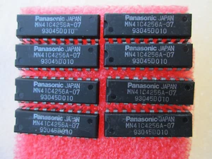 8 pcs. Panasonic MN41C4256A-07, Dynamic RAM, 256kb x 4b, DIP 20. - Zdjęcie 1 z 1