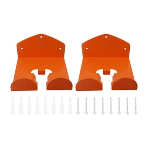 Garage Storage Garage Organizer Trimmer Rack Garden Power Tool 2 Brackets NEW US - Picture 1 of 12