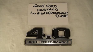 FORD MUSTANG RANGER 4.0 HIGH PERFORMANCE BADGE EMBLEM NAME PLATE - Picture 1 of 2