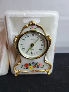 Vintage Linden Blackforest Wind Up Alarm Clock 4.5" Germany *new Old Stock* - Picture 1 of 3