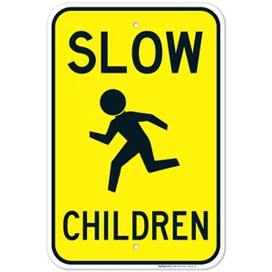 Letrero, tablero Go Slow Children - Imagen 1 de 85