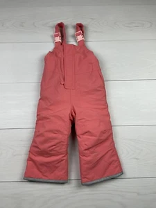 Hannah Anderson Baby Girl Insulated Snow Bibs Size 2T 80 - Picture 1 of 4