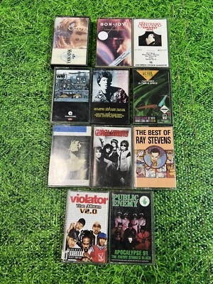 80s 90s  Rock, Rap, Pop 11 Total. Public Enemy, Bon Jovi, Madonna And More Foto 1 de 4